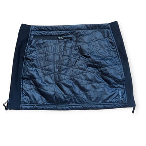 Skhoop Kari Mini Skirt Quilted Insulated Black Large
